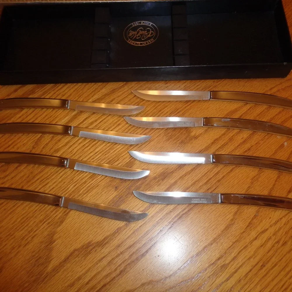 Carvel Hall Great Blades Knives Knife Set Stainless Steel Vintage